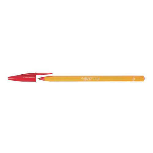  BIC Orange Original Fine Ballpoint Pens Fine Point (0.8 mm) -  Blue, Box of 20 : Office Products