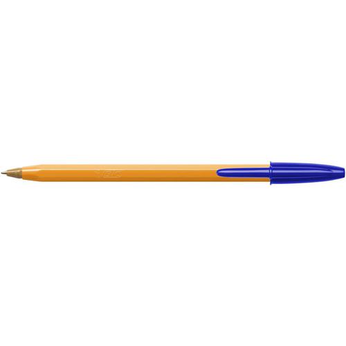Bic Orange Ball Pen Fine 0.8mm Tip 0.3mm Line Blue Ref 1199110111 [Pack 20] 380120 Buy online at Office 5Star or contact us Tel 01594 810081 for assistance