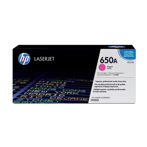 HP 650A Laser Toner Cartridge Page Life 15000pp Magenta Ref CE273A HP