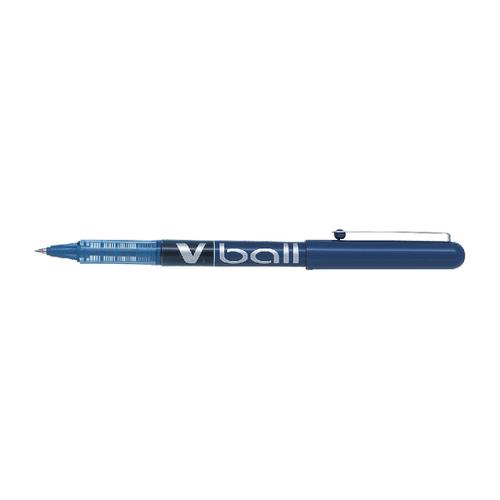 Pilot V-Ball VB7 Rollerball Pen Medium 0.7mm Tip 0.4mm Line Blue Ref 4902505134739SA [Pack 12]