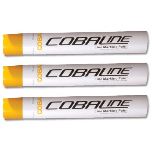 Cobaline Marking Spray CFC-free Fast-dry 750ml Yellow Ref QLL00007P [Pack 6]