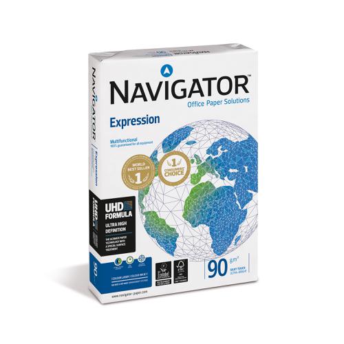 Navigator Expression Paper Ream-Wrapped 90gsm A4 White Ref NEX0900024 [500 Shts]