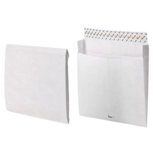 Tyvek Mailing Envelopes for Storing Lever Arch Files H318xW326xD68mm 68gsm P&S White Ref 67158 [Pack 50]