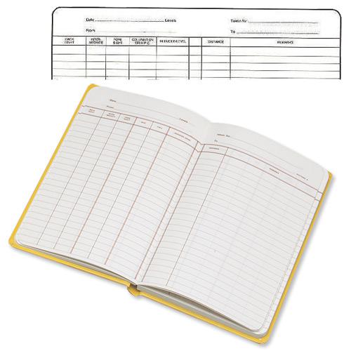 Chartwell Survey Book Level Collimation Weather Resistant Side Opening 80 Leaf 192x120mm Ref 2426Z ExaClair Limited