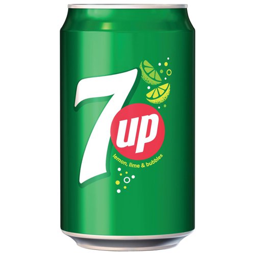 7UP Original Lemon and Lime Soft Drink Can 330ml Ref 203388 [Pack 24]