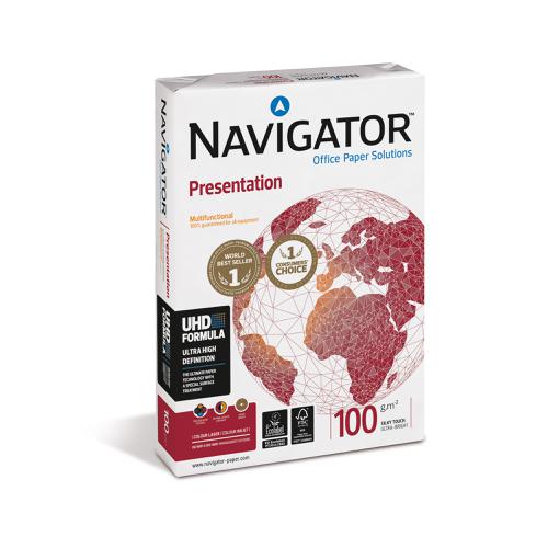 Navigator Presentation Paper Ream-Wrapped 100gsm A4 Wht Ref NPR1000032 [500 Shts]