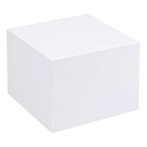 5 Star Office Refill Block for Noteholder Cube Approx. 750 Sheets of Plain Paper 90x90mm White