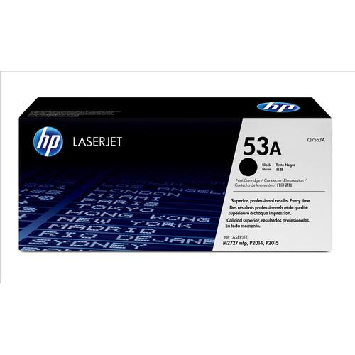 HP 53A Laser Toner Cartridge Page Life 3000pp Black Ref Q7553A