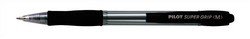 Pilot Super Grip Ballpoint Pen Retractable 1.0mm Tip 0.4mm Line Black Ref 4902505154881