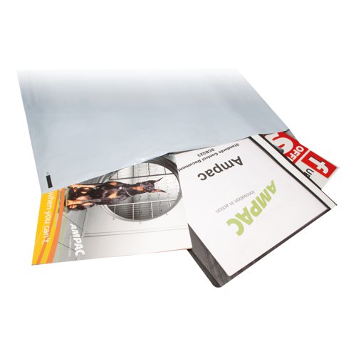 Keepsafe Envelope Extra Strong Polythene Opaque DX W595xH430mm Peel & Seal Ref KSV-MO7 [Box 100]