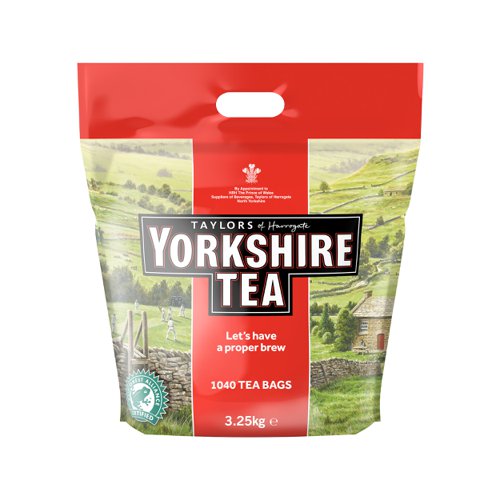 Yorkshire 1 Cup Tea Bags [Pack 1040]