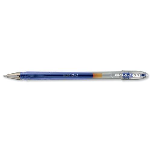 Pilot G107 Gel Ink Pen Ergonomic Grips 0.7mm Tip 0.5mm Line Red BLG10702 Pack 12 