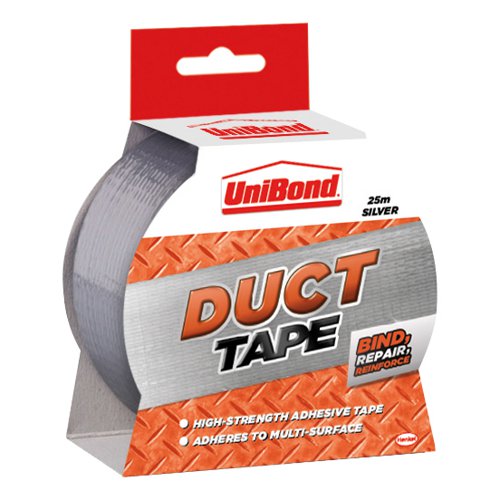 UniBond Silver Duct Tape 50mm x 25m.