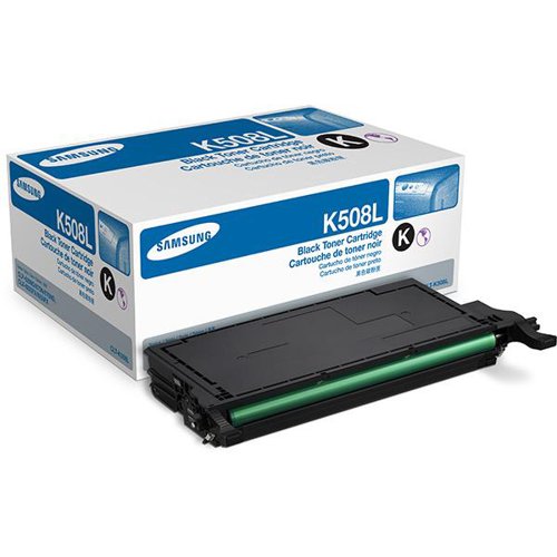 Samsung CLT-K5082L Laser Toner Cartridge High Yield Page Life 5000pp Black Ref SU188A