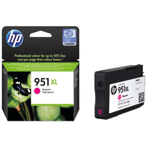 Hewlett Packard [HP] No.951XL Inkjet Cartridge High Yield Page Life 1500pp 17ml Magenta Ref CN047AE