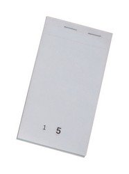 Duplicate Service Pad Numbered 1-50 and Perforated 140x76mm [Pack 50]