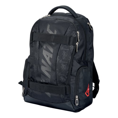 Lightpak Hawk Laptop Backpack Padded Polyester Capacity 14in Black Ref 24603