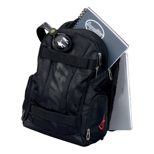 Lightpak Hawk Laptop Backpack Padded Polyester Capacity 14in Black Ref 24603