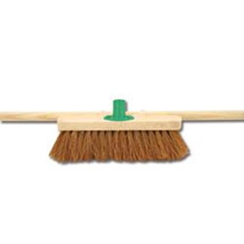 Bentley 24inch Soft Coco Broom with Handle & Bracket Ref SPC/H01BKT/C4