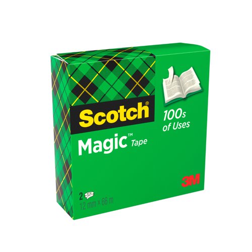 Scotch Magic Tape 12mmx66m Matt Ref 8101266 [Pack 2]