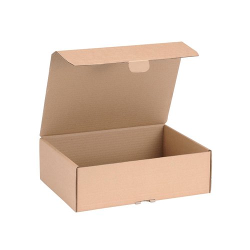 Mailing Carton Easy Assemble M 325x240x105mm Brown [Pack 20]