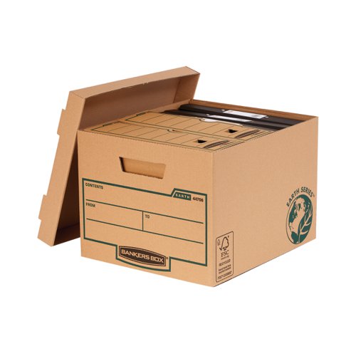 Bankers Box By Fellowes Fsc Earth Series Standard Storage Box Brown Ref 4470601 [Pack 10]