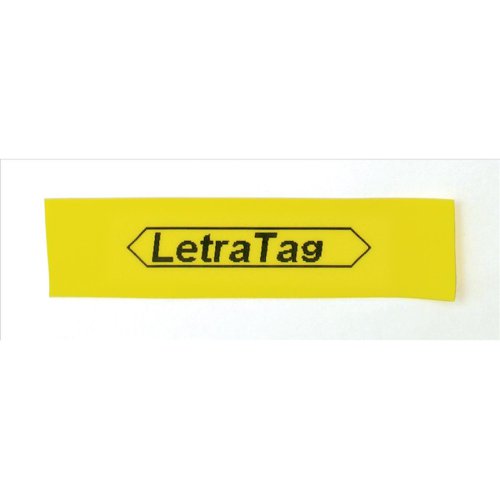 Dymo LetraTag Tape Plastic 12mmx4m Hyper Yellow Ref 91202 S0721620