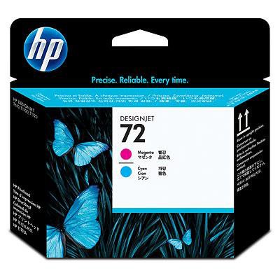 Hewlett Packard [HP] No.72 Inkjet Printhead Cyan & Magenta Ref C9383A