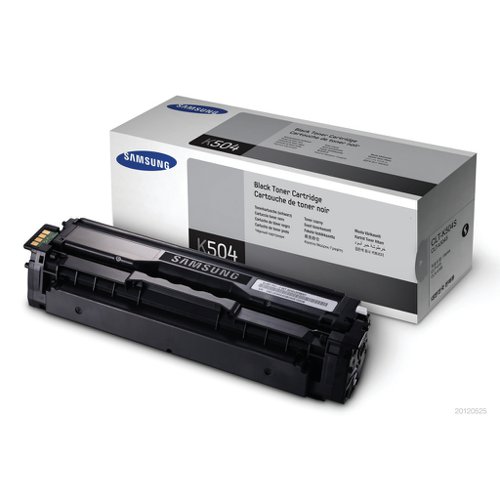 Samsung CLT-K504S Laser Toner Cartridge Page Life 2500pp Black Ref SU158A