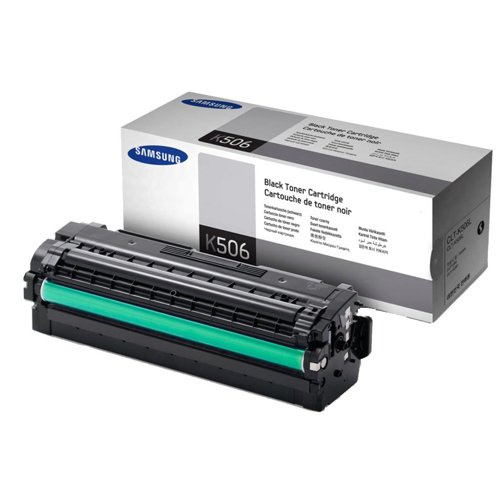 Samsung CLT-K506L Laser Toner Cartridge High Yield Page Life 6000pp Black Ref SU171A