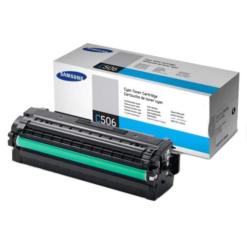 Samsung CLT-506L Laser Toner Cartridge High Yield Page Life 3500pp Cyan Ref SU038A