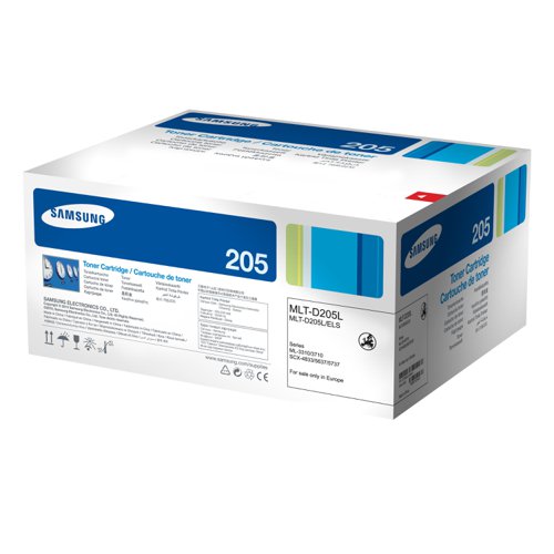 Samsung MLT-D205L Laser Toner Cartridge High Yield Page Life 5000pp Black Ref SU963A