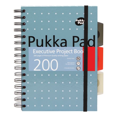 Pukka Pad Executive Project Book A5 Metallic Ref 6336-MET [Pack 3]