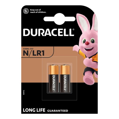 Duracell Alkaline N/LR1 MN9100 Battery [Pack 2]