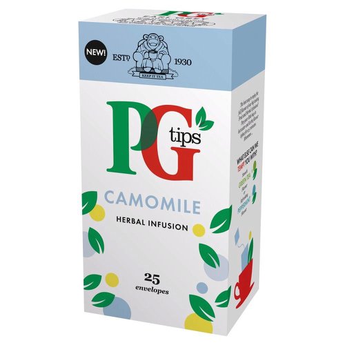 PG Tips Tea Bags Camomile Enveloped Ref 49095901 [Pack 25]  4096494