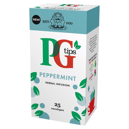 PG Tips Tea Bags Peppermint Enveloped Ref 49095601 [Pack 25]