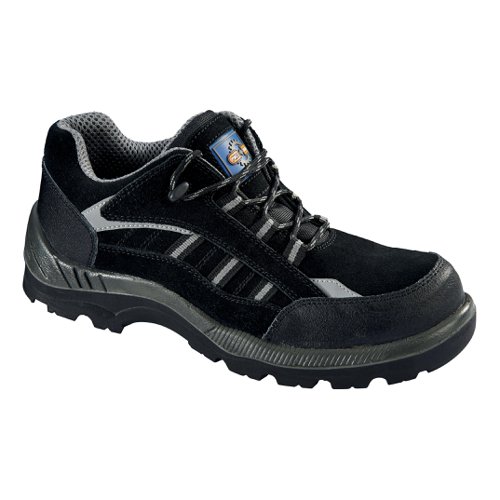 Rockfall ProMan Trainer Suede Fibreglass Toecap Black Size 5 Ref PM4040 5