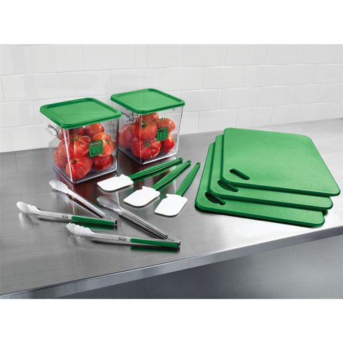 Rubbermaid Food Service Kit 12 Piece Colour-coded Green