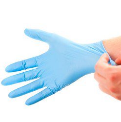 Vinyl Gloves Powder Free Extra Large Blue [Pack 100]