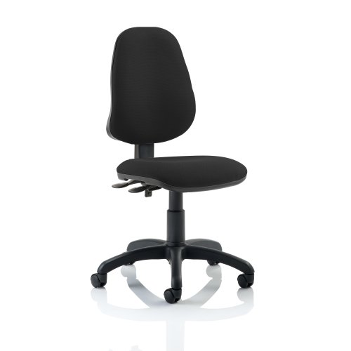 5 Star Eclipse Plus II Lever Task Operator Chair Black Without Arms