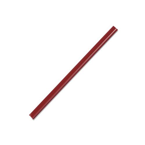 Spine Bars for 60 Sheets A4 Capacity 6mm Red [Pack 50]  353775