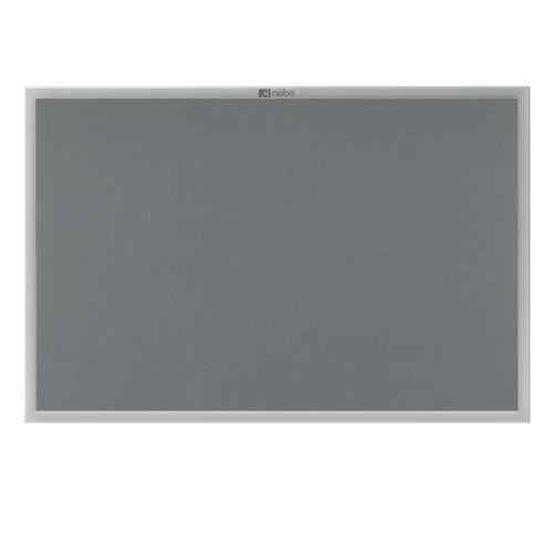 Nobo Essence Felt Notice Board Grey 1500x1000mm Ref 1915546