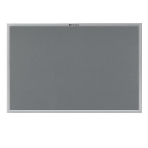 Nobo Essence Felt Notice Board Grey 1500x1000mm Ref 1915546 ACCO Brands