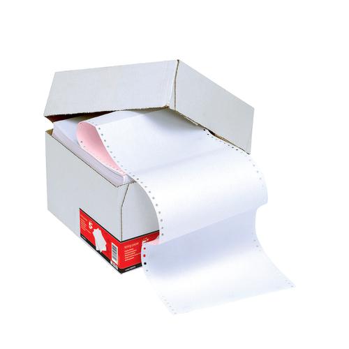 5 Star Office Dot Matrix Printer Paper | Listing 2 Part Carbonless W/P 56/57g 11x241 [1000]
