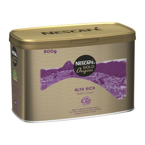 Nescafe Alta Rica Instant Coffee Tin 500g  802018 Buy online at Office 5Star or contact us Tel 01594 810081 for assistance