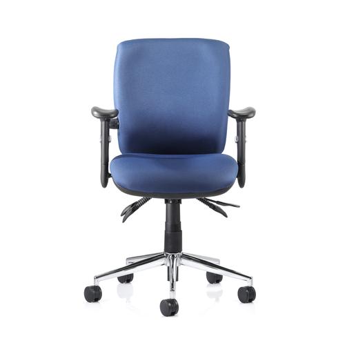 5 Star Elite Support Chiro Chair Blue 480x460-510x480-580mm  433076 Buy online at Office 5Star or contact us Tel 01594 810081 for assistance