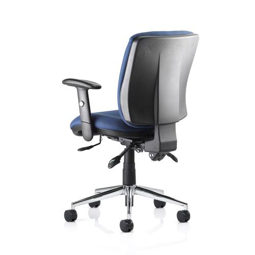 5 Star Elite Support Chiro Chair Blue 480x460-510x480-580mm  433076 Buy online at Office 5Star or contact us Tel 01594 810081 for assistance