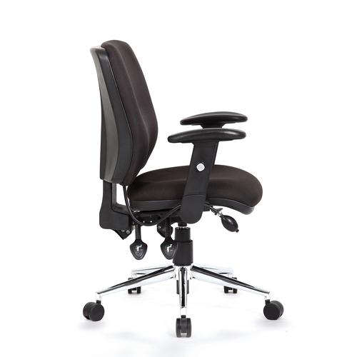 5 Star Elite Support Chiro Chair Black 480x460-510x480-580mm  433084 Buy online at Office 5Star or contact us Tel 01594 810081 for assistance