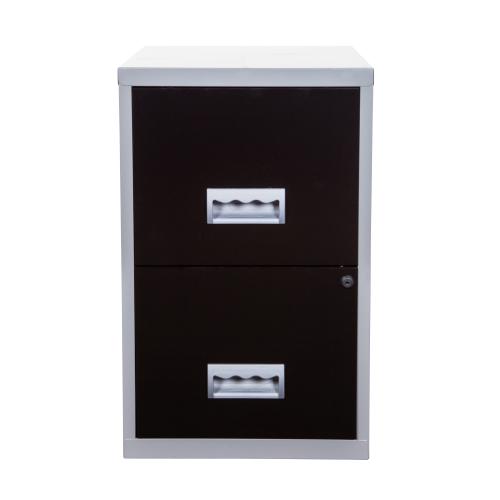Filing Cabinet Steel 2 Drawer A4 400x400x660mm Ref 95808 433570 Buy online at Office 5Star or contact us Tel 01594 810081 for assistance