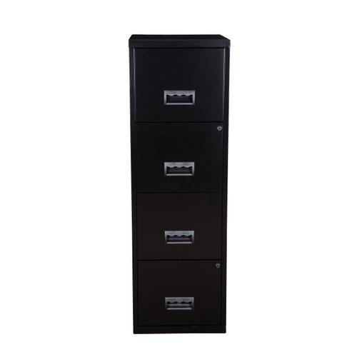 Filing Cabinet Steel 4 Drawer A4 400x400x1250mm Ref 95057 433595 Buy online at Office 5Star or contact us Tel 01594 810081 for assistance